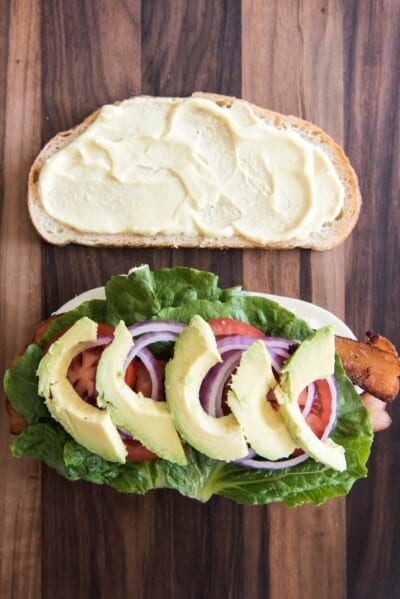 Turkey Bacon Avocado Sandwich With Kneaders Sauce House Of Nash Eats