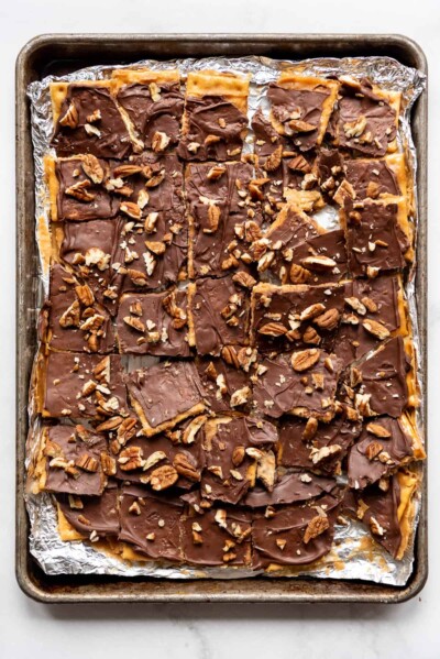 Easy Christmas Crack Saltine Cracker Toffee House Of Nash Eats