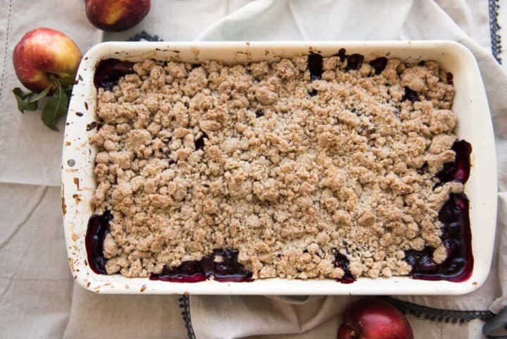 Blackberry Nectarine Crumble - House of Nash Eats