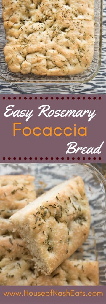 Easy Rosemary Focaccia Bread