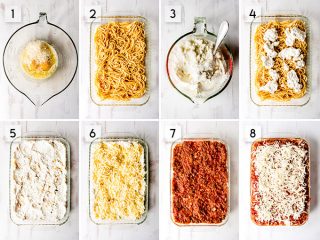 Cheesy Baked Spaghetti Casserole - House of Nash Eats