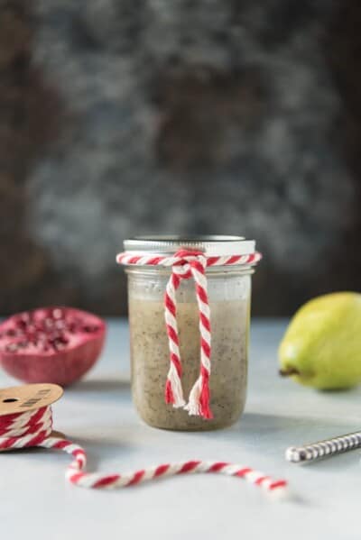 Winter Pear, Pomegranate & Swiss Salad with Poppy Seed Dressing - House ...