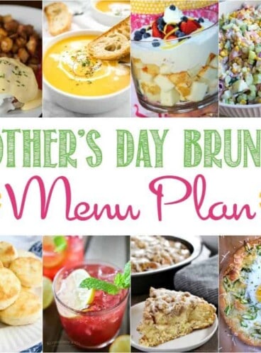 mother's day brunch menu plan