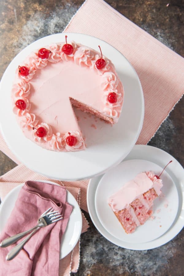 Vintage Maraschino Cherry Cake - House Of Nash Eats