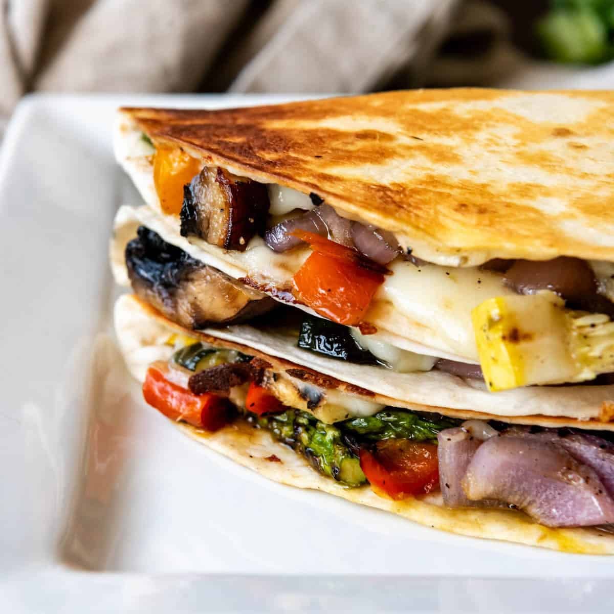 Grilled Vegetable Quesadillas