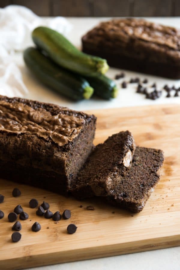 Double Chocolate Zucchini Bread - House Of Nash Eats