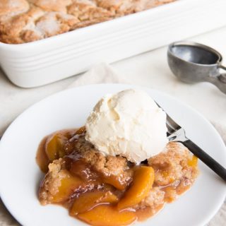 Fresh Peach Cobbler - House of Nash Eats