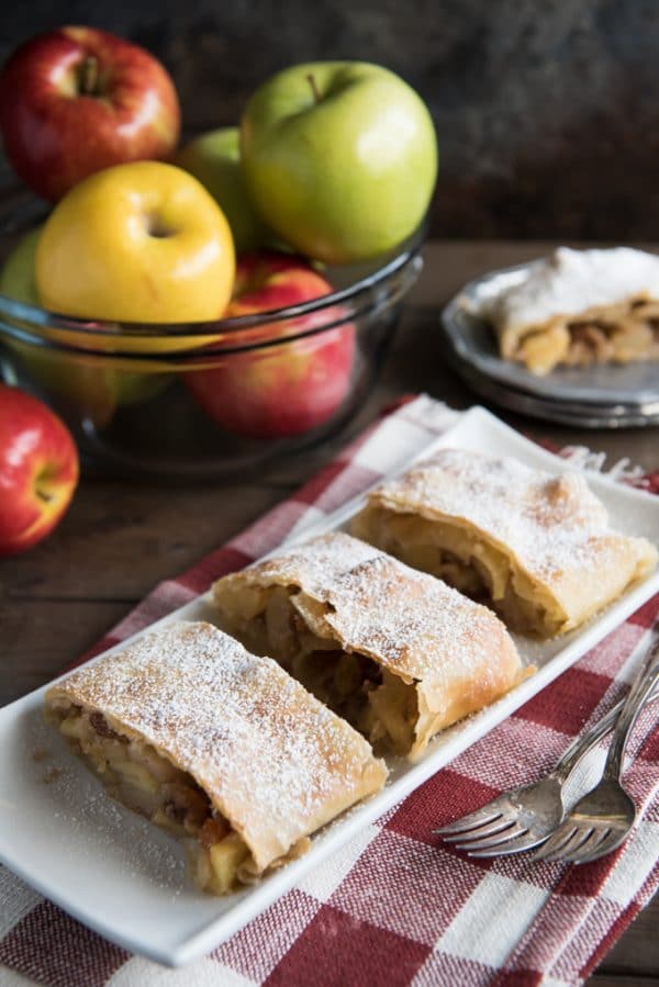 Apfelstrudel Recipe (german Apple Strudel) - House Of Nash Eats