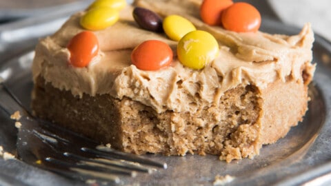 Peanut Butter M&M Blondies - Alida's Kitchen