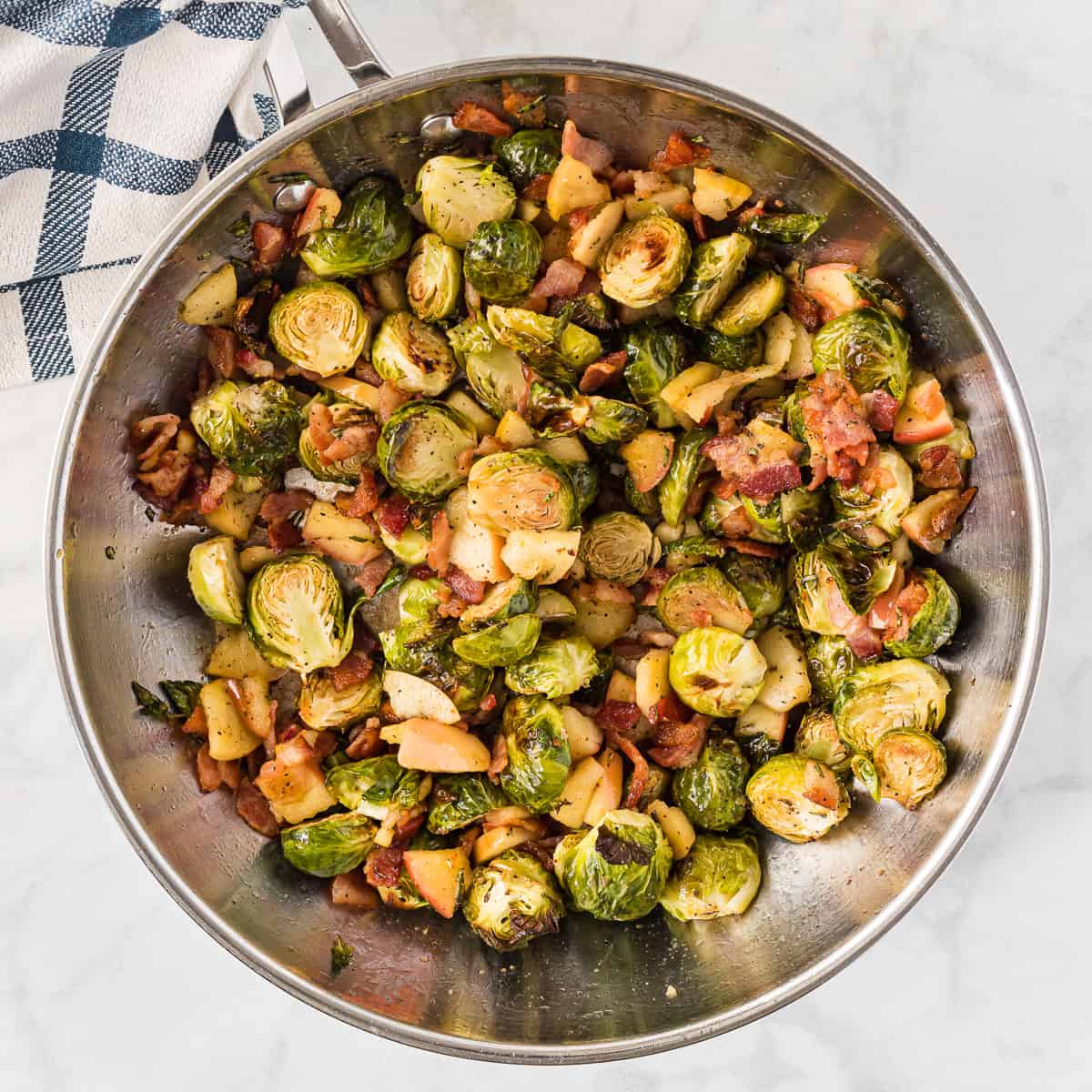 Roasted Brussels Sprouts with Bacon