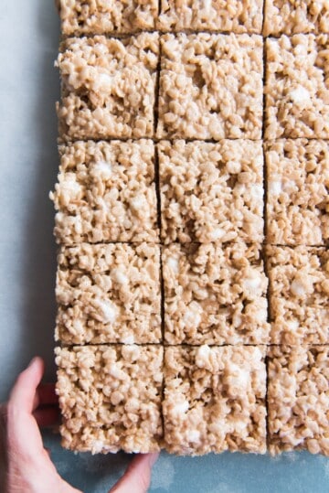 Salted Brown Butter Rice Krispie Treats House Of Nash Eats