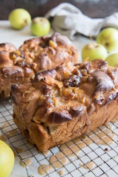 Glazed Apple Fritter Yeast Bread House Of Nash Eats