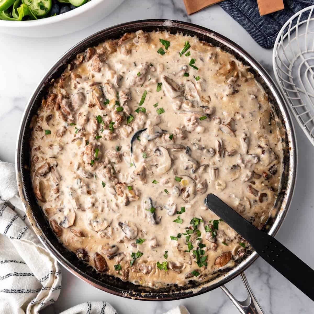 Ground Beef Stroganoff Recipe