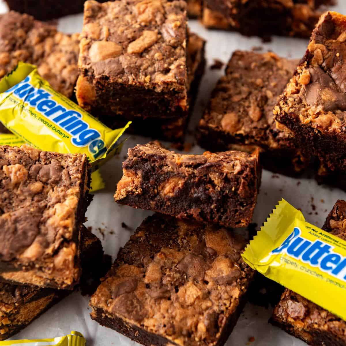Ultimate Butterfinger Brownies