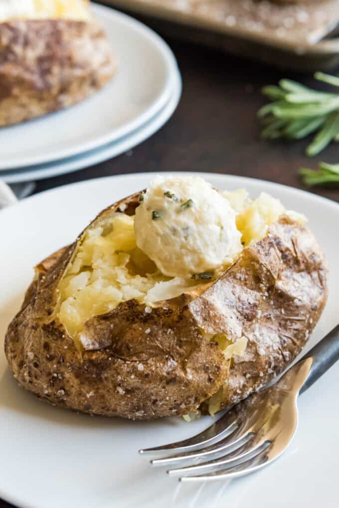 Salted Crusted Baked Potatoes - House of Nash Eats