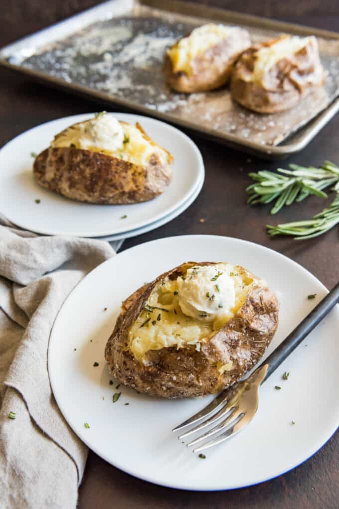 Salted Crusted Baked Potatoes - House of Nash Eats