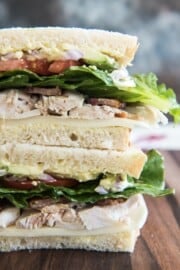 Turkey Bacon Avocado Sandwich with Kneaders Sauce - House of Nash Eats