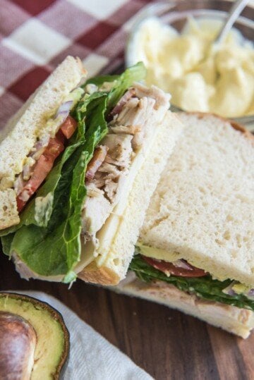 Turkey Bacon Avocado Sandwich with Kneaders Sauce - House of Nash Eats