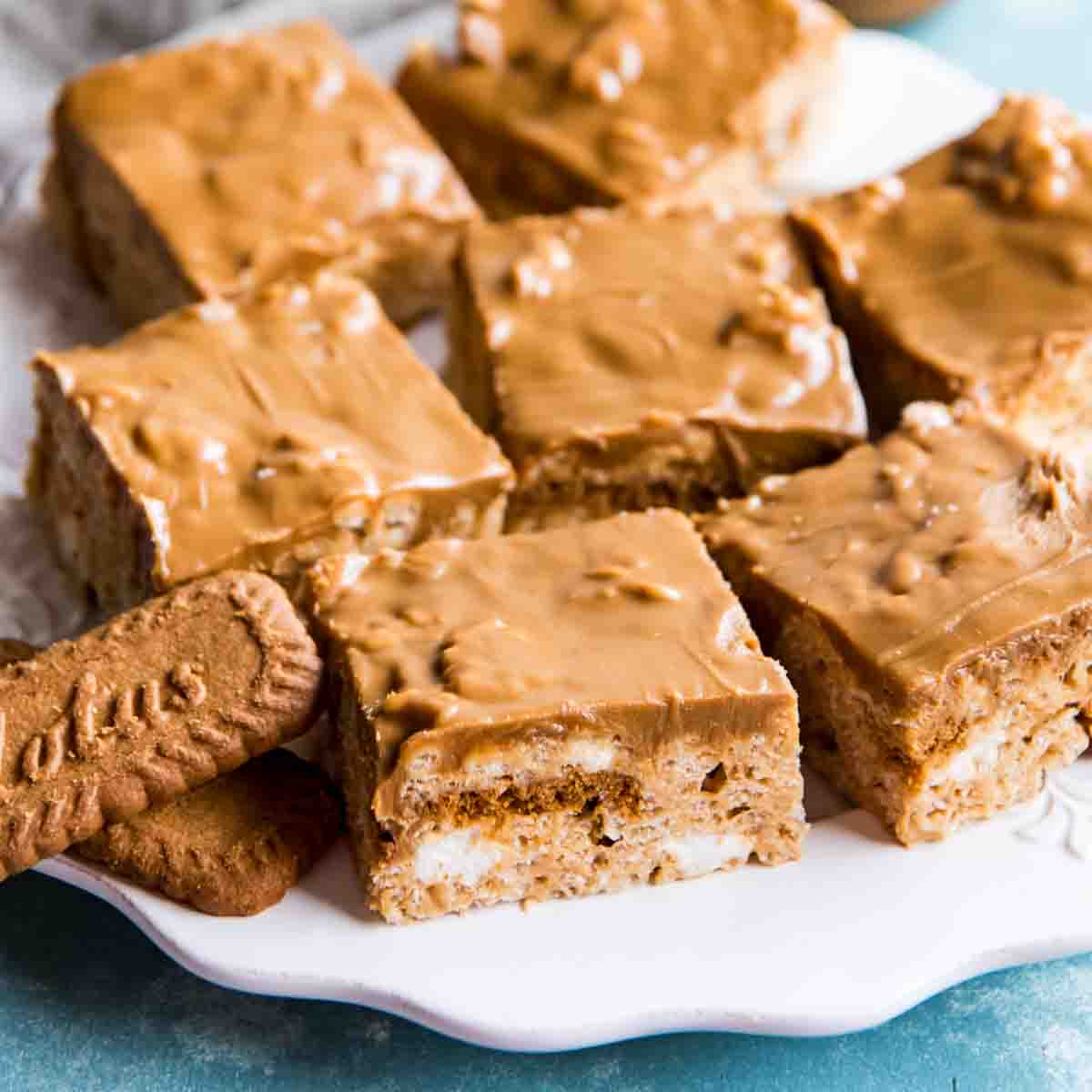 Cookie Butter Rice Krispie Treats