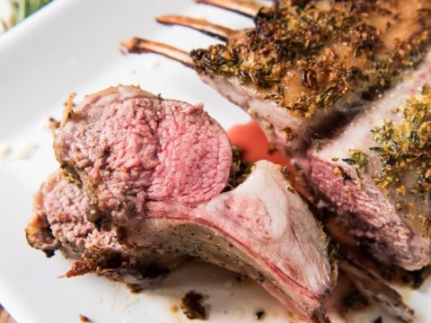 Rosemary Garlic Oven Roasted Rack Of Lamb With Video House Of Nash Eats