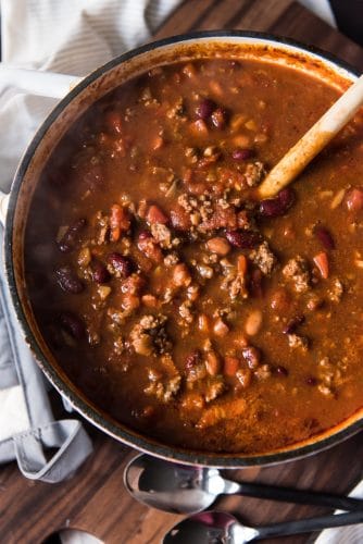 Best Ever Meaty Mushroom Chili - House of Nash Eats