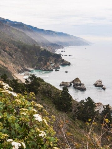 the california coastline