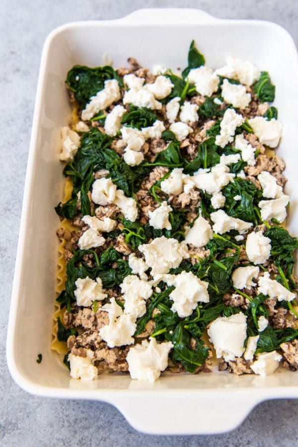 White Chicken Spinach Lasagna - House of Nash Eats