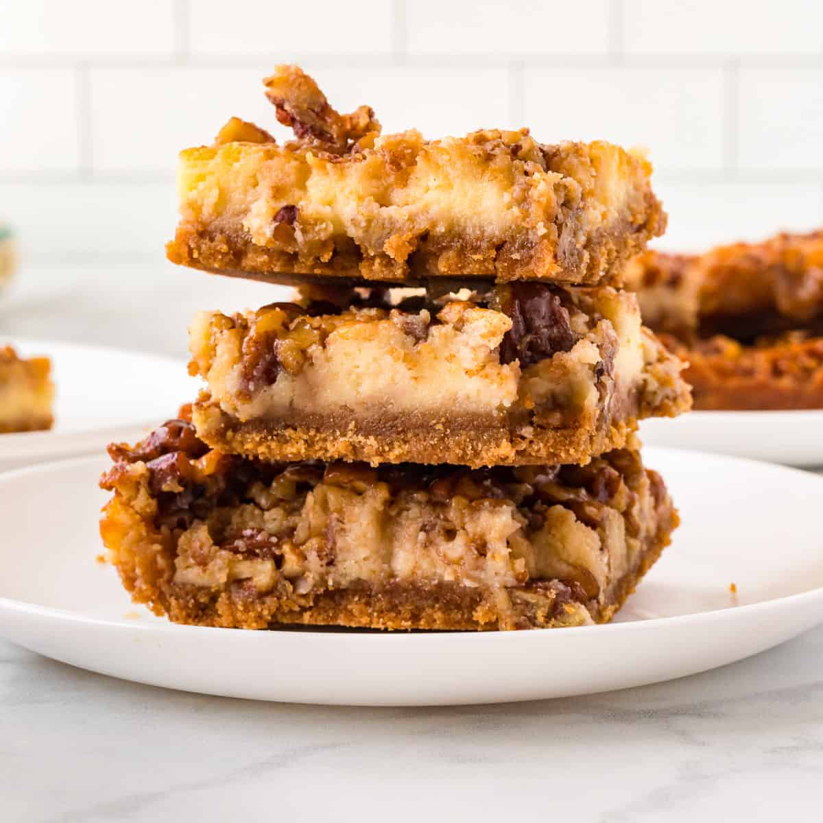 Pecan Pie Cheesecake Bars