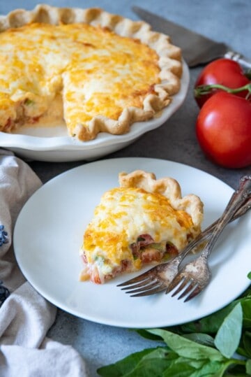 Best Southern Tomato Pie Recipe - House of Nash Eats