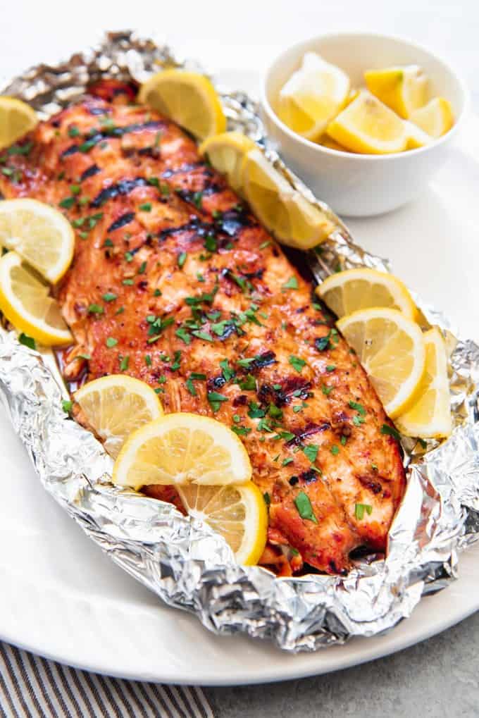 Grilled Soy Brown Sugar Salmon In Foil House Of Nash Eats,Steamed Rice Panda Express