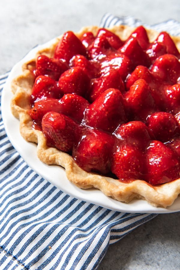 The BEST Fresh Strawberry Pie (no Jello!) - House of Nash Eats