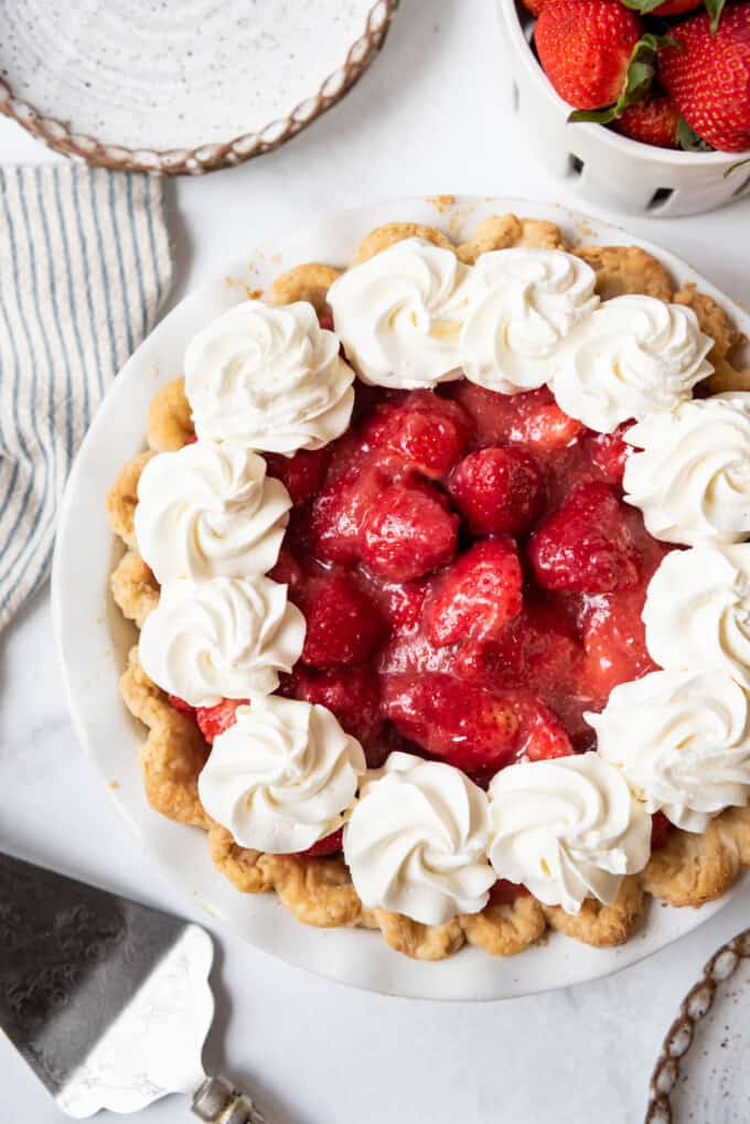 Fresh Strawberry Pie Recipe - House of Nash Eats