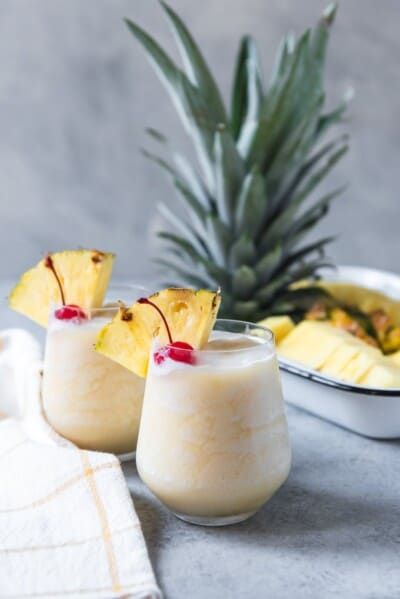 Virgin Piña Coladas (Non-Alcoholic) - House of Nash Eats