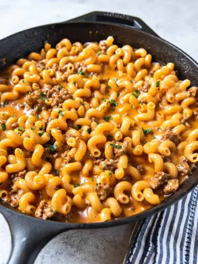 Homemade Hamburger Helper Recipe - House of Nash Eats