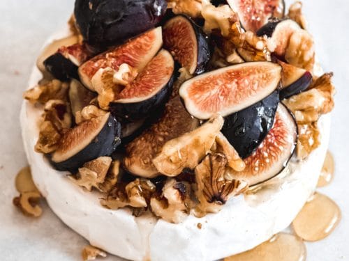 Baked Brie Recipe with Fruit and Walnuts