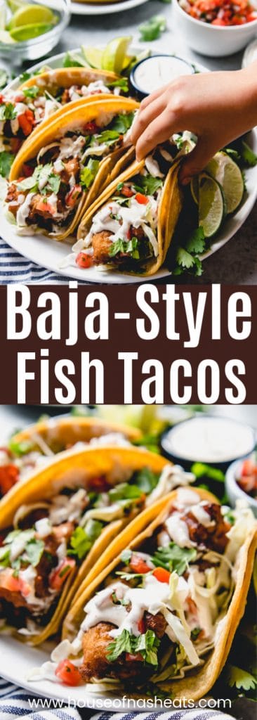 baja-style fish tacos