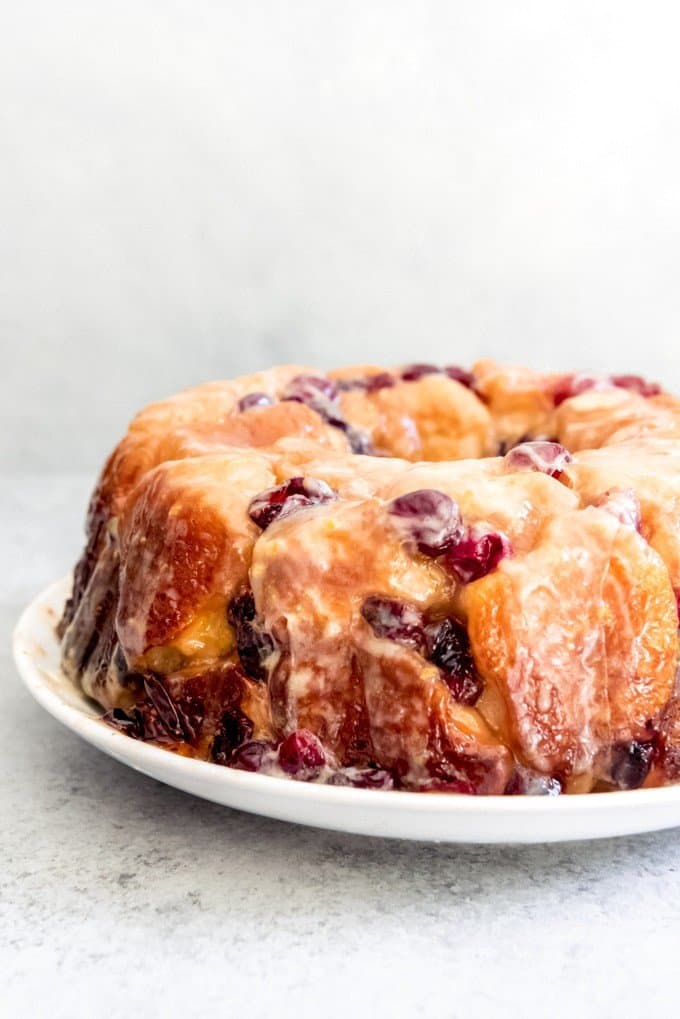 Cranberry Orange Pull-Apart Monkey Bread - House of Nash Eats