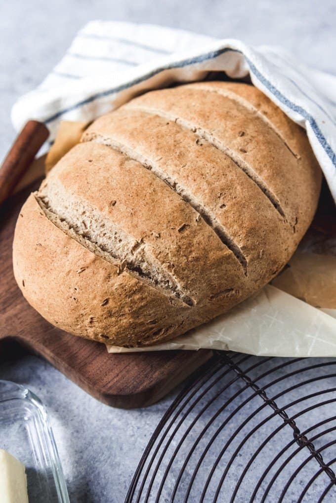 Easy Homemade Rye Bread House Of Nash Eats