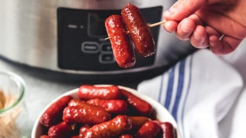 Crockpot Honey Garlic Smokies ⋆ Sugar, Spice and Glitter