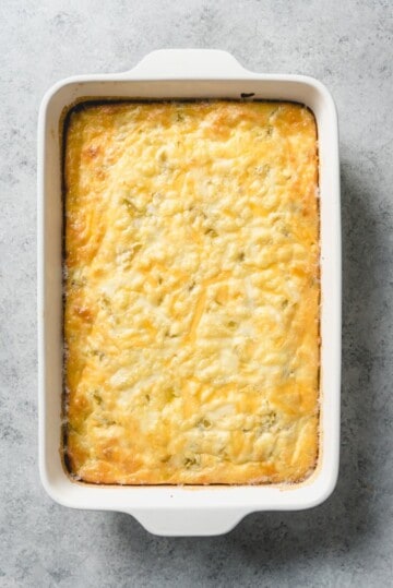 Green Chili Egg Bake Casserole - House of Nash Eats