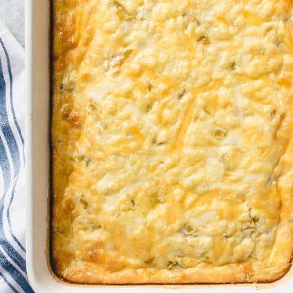 Green Chili Egg Casserole - House of Nash Eats