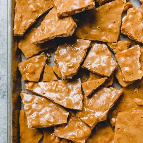 Old Fashioned Homemade Peanut Brittle With Video House Of Nash Eats