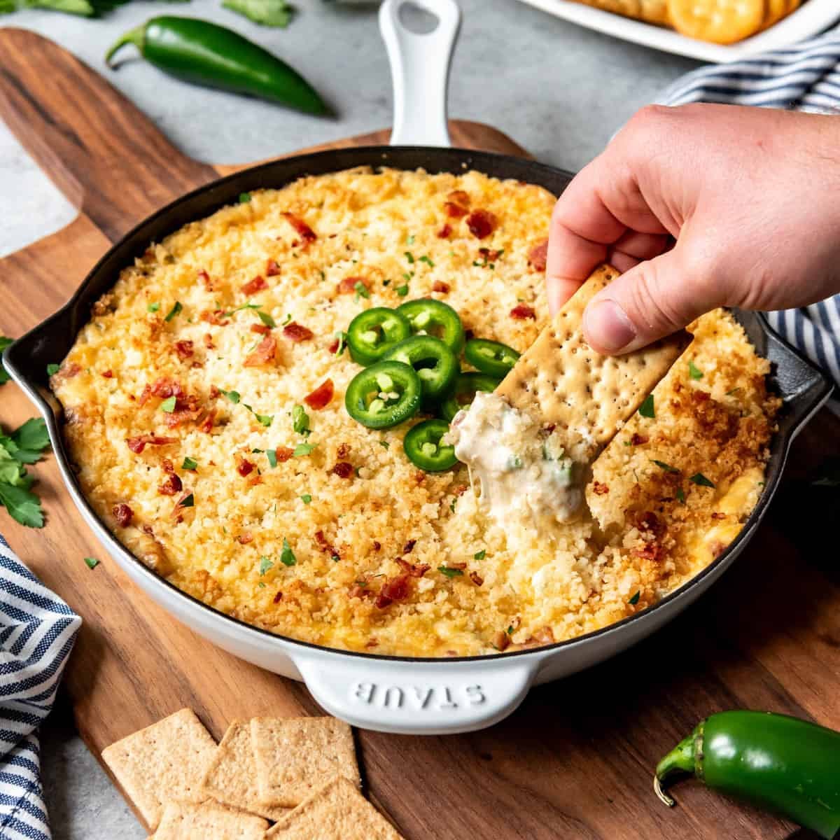Jalapeño Popper Dip with Bacon