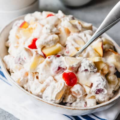 Easy Fruit Salad with Marshmallows - House of Nash Eats