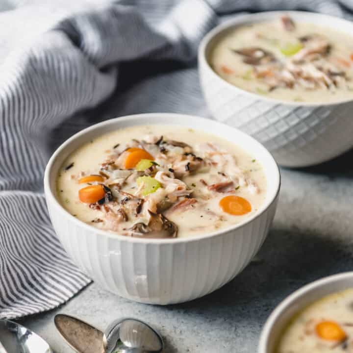 Leftover Turkey Wild Rice Soup - House of Nash Eats