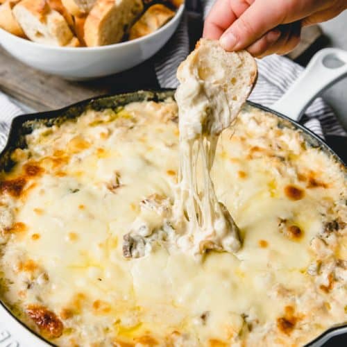 Easy Philly Cheesesteak Dip + Video! (100% Make Ahead Friendly!)