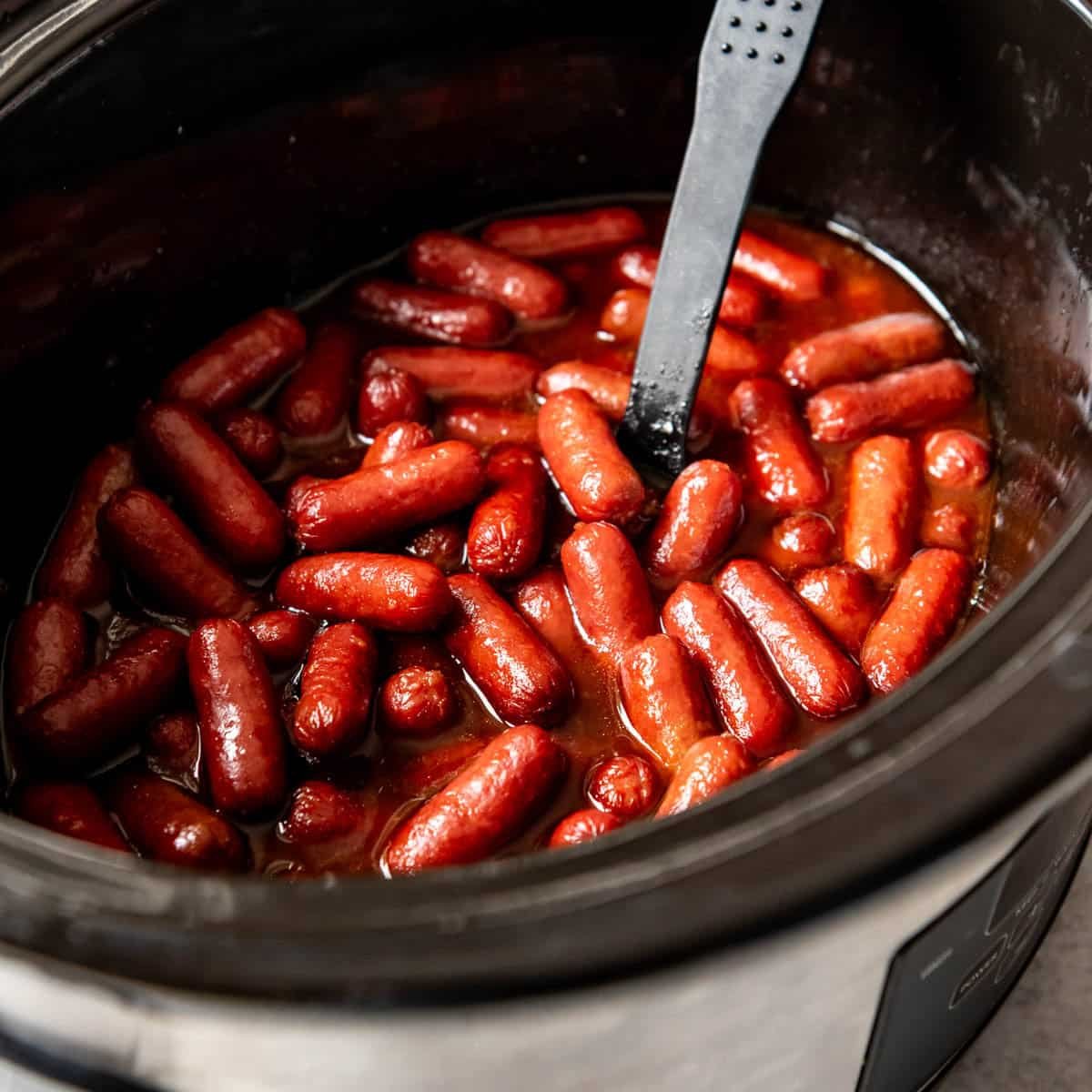 Slow Cooker Little Smokies in Honey Garlic BBQ Sauce-image