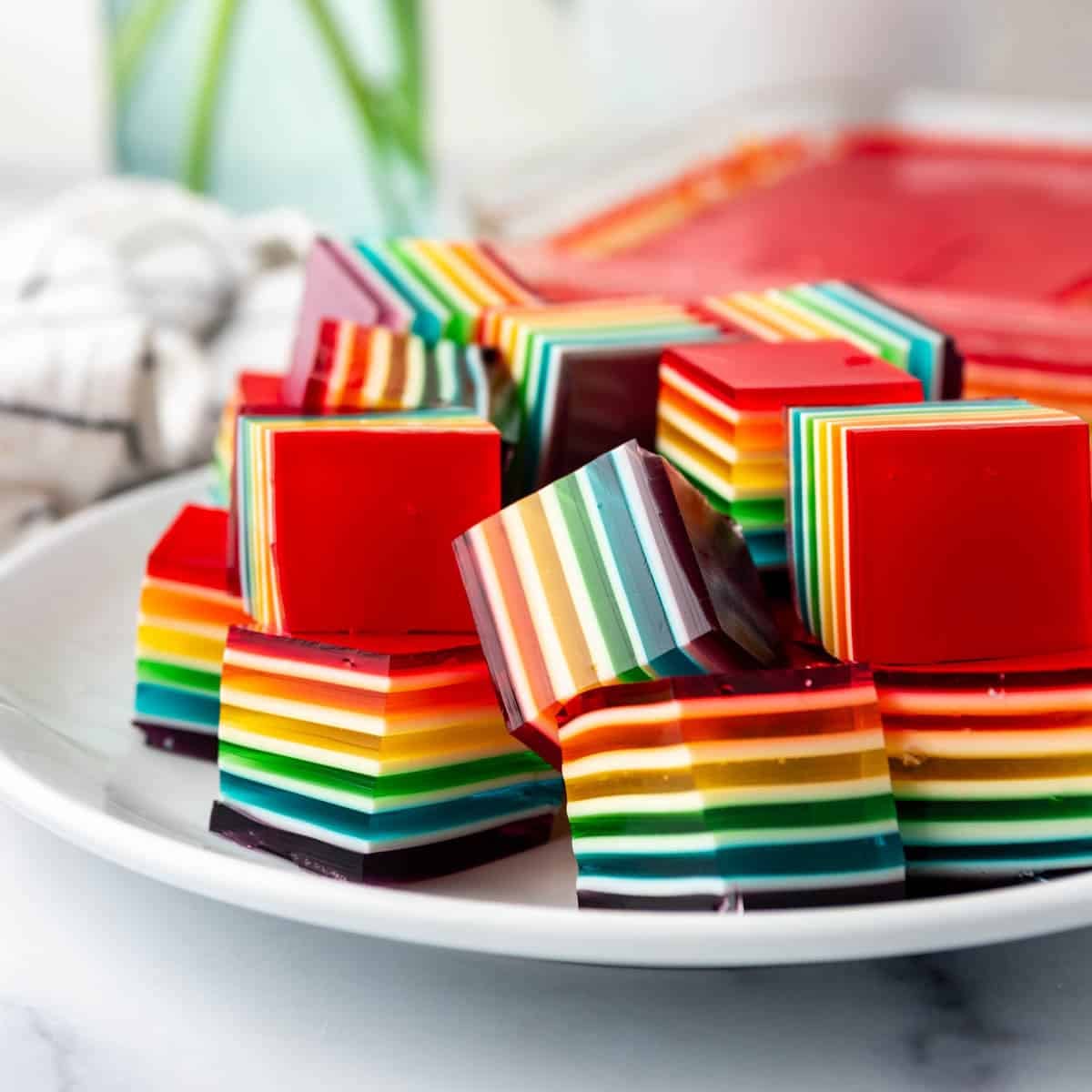 Layered Rainbow Jello