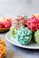 Easy Marshmallow Popcorn Balls - House of Nash Eats