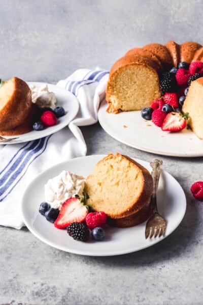 Sour Cream Pound Cake - House of Nash Eats